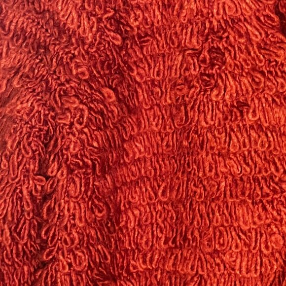 Universal Thread Womens Rust Textured Loop Knit Cardigan XS Wool Blend Y2K - Picture 16 of 16